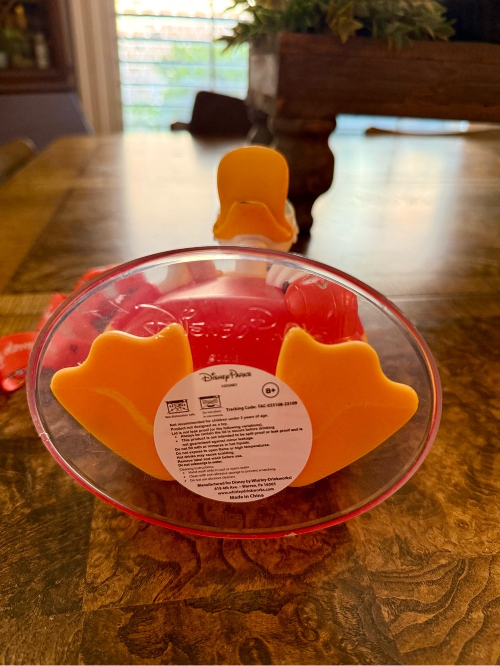 Disney Parks 2022 Donald Duck Candy Corn Halloween Sipper Cup - never used - Picture 4 of 6